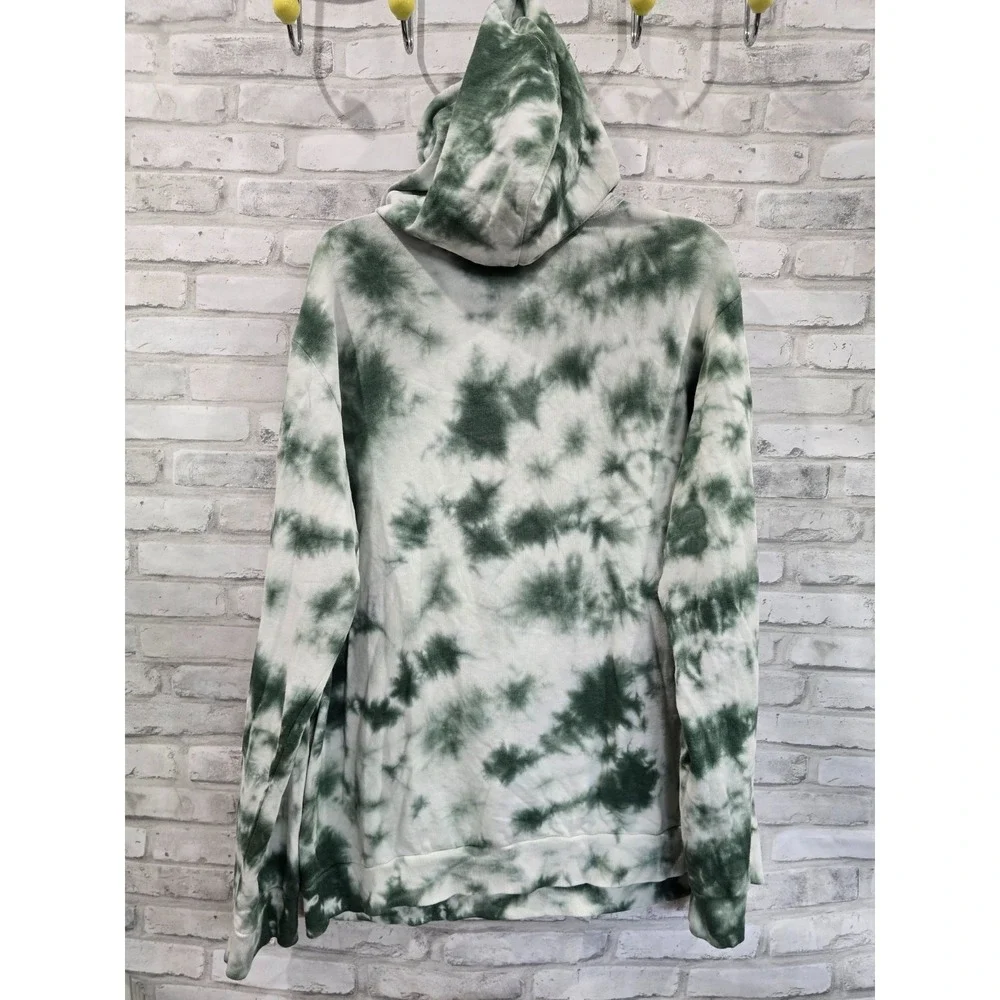Men‎ Size XL ACDC Lightweight Tie Die Green Sweatshirt Hoodie Hard Rock Band - Picture 6 of 8